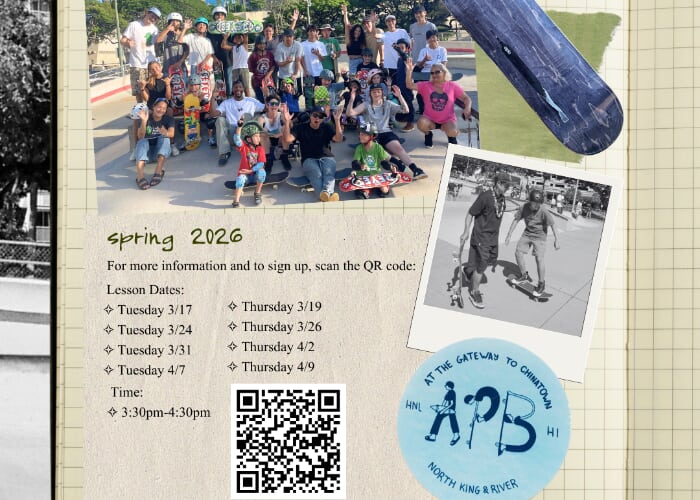 Free Keiki Skateboard Lessons