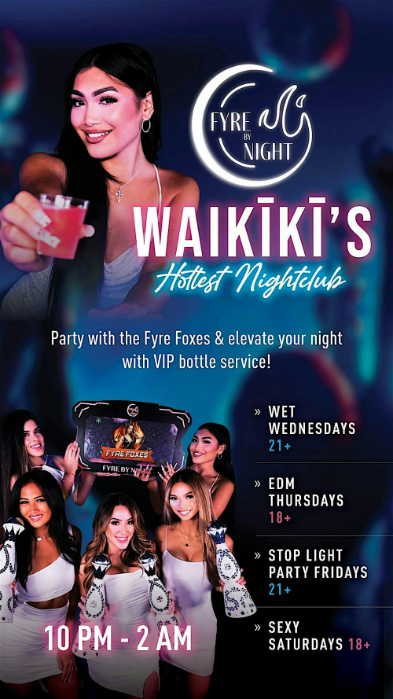 Fyre By Night EDM Saturdays FREE Early Entry!