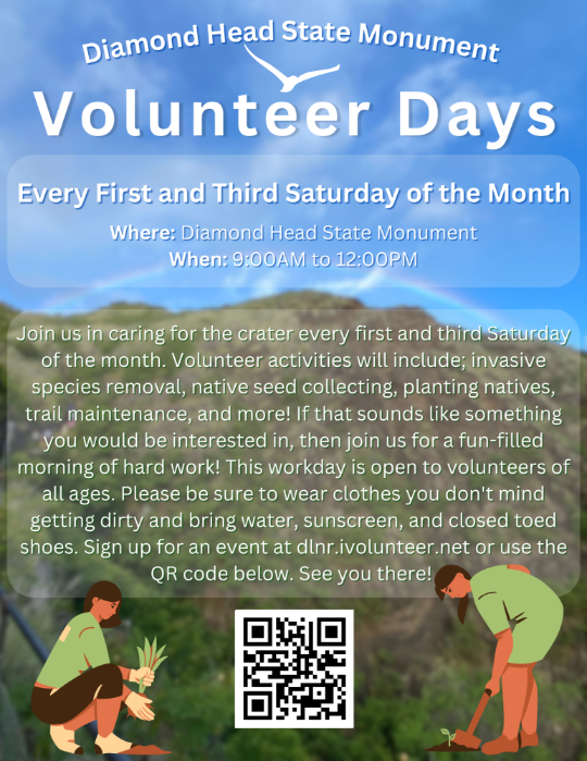 Diamond Head State Monument: Volunteer Work Day