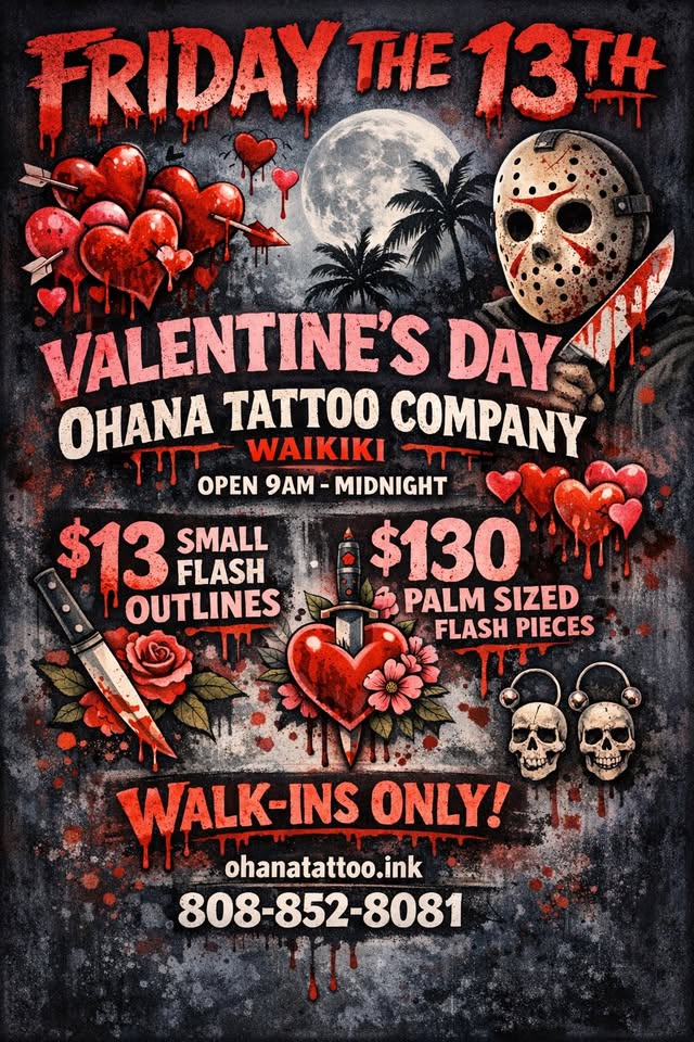 Friday the 13th valentines edition