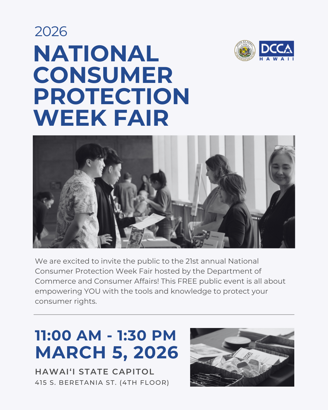 National Consumer Protection Week Fair