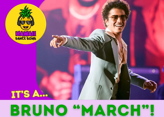 "BRUNO MARCH" - Tuesdays in March at Hawaii Dance Bomb